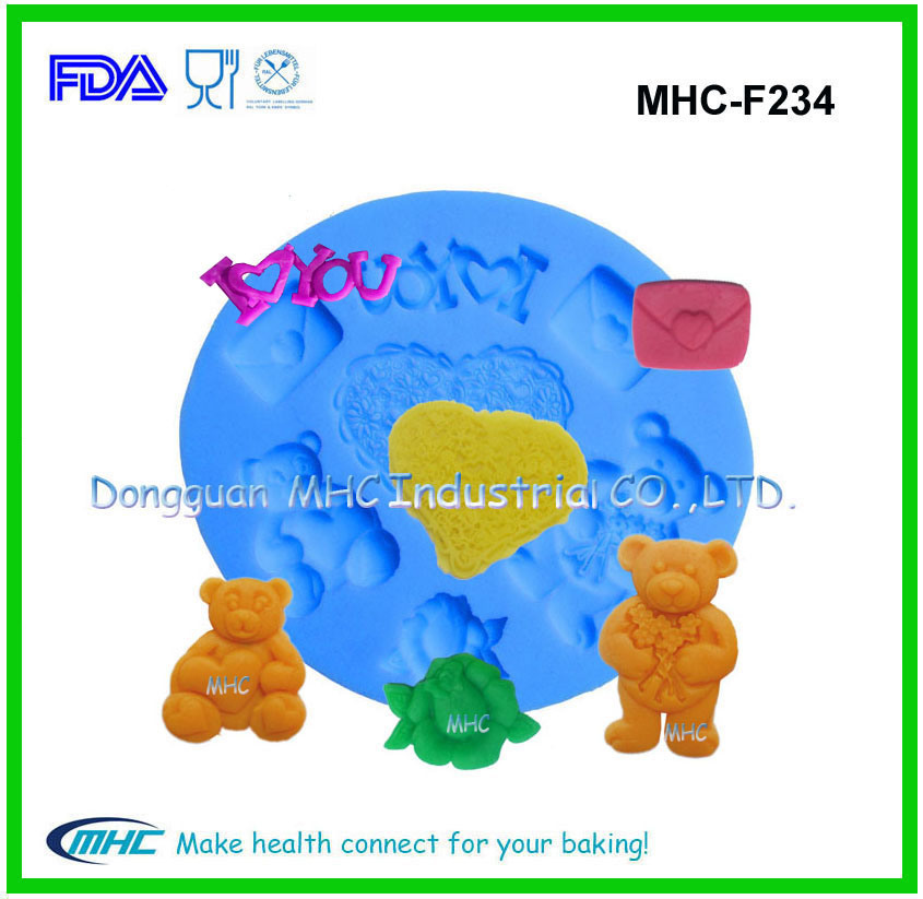 High Quality FDA Silicone Fondant Mold