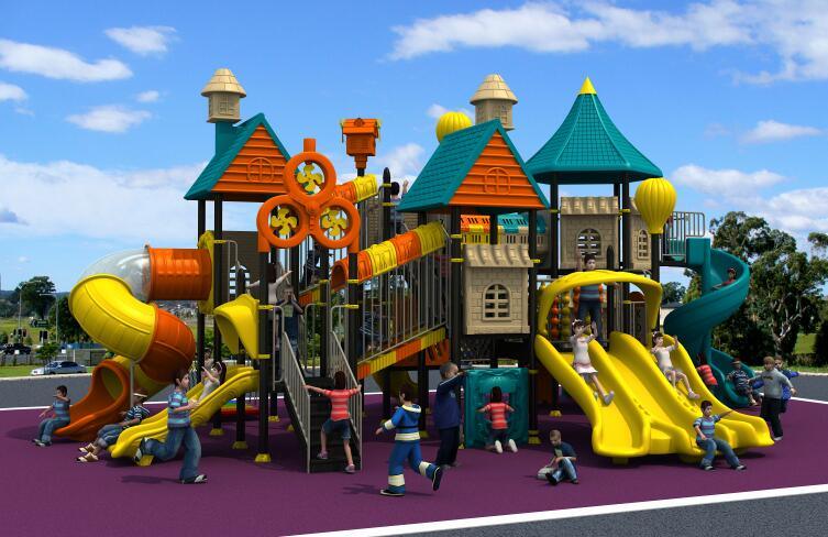 Outdoor Playground Slide Equipment