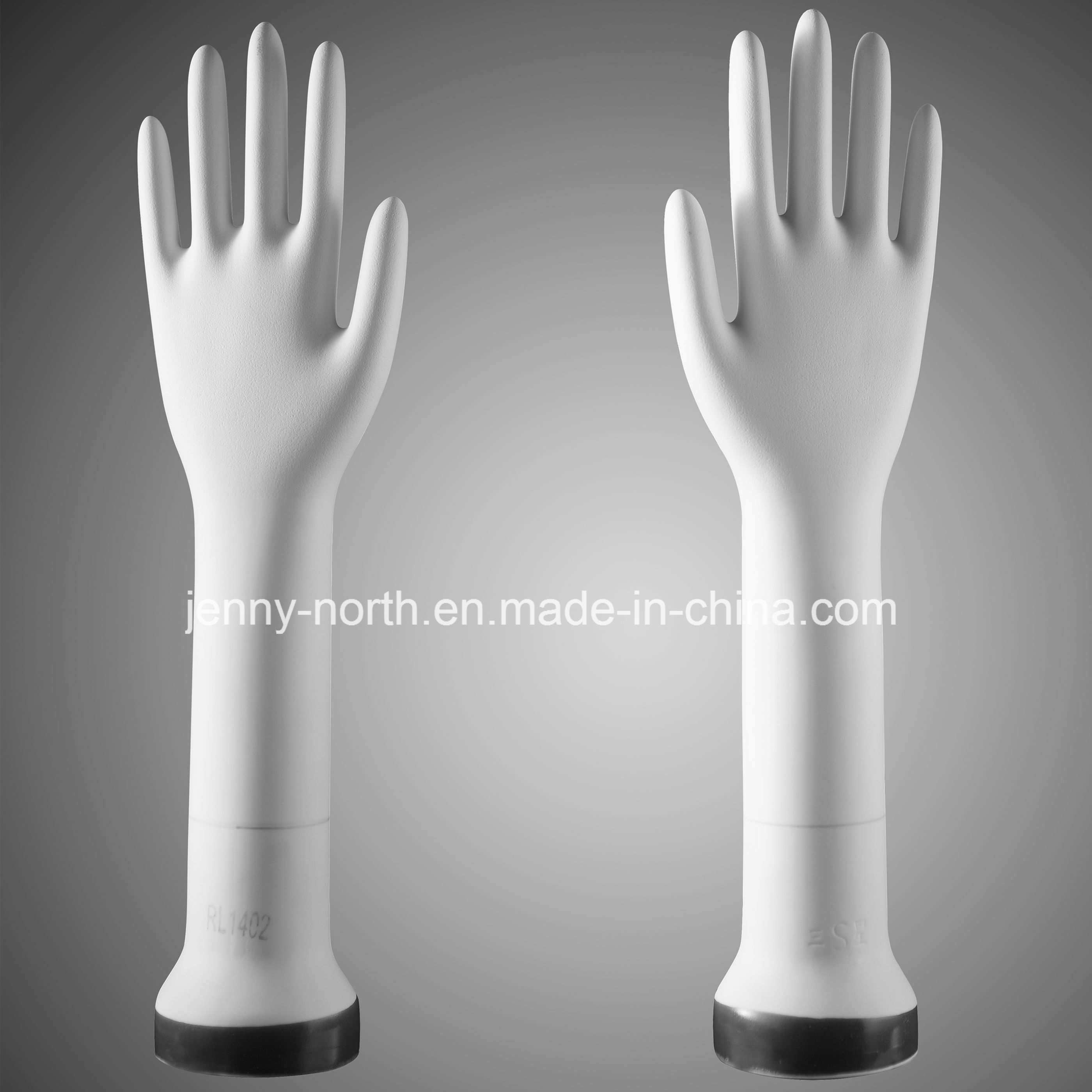 Pitted Straight Ceramic Mold for Examination Gloves