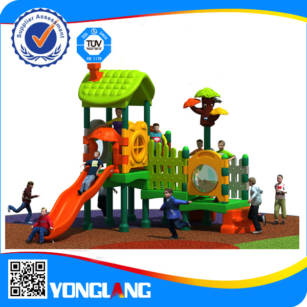 Outdoor Playground Type and Plastic Playground, Gavanized Steel Pipe and Net Material Outdoor Playground