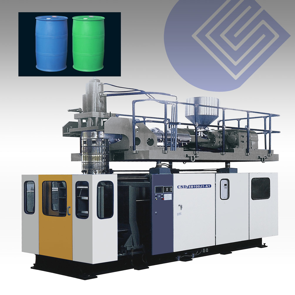 CE Approved Automatic Extrusion Blow Molding Machine With Max Volume 160l (EB100J1-A1)