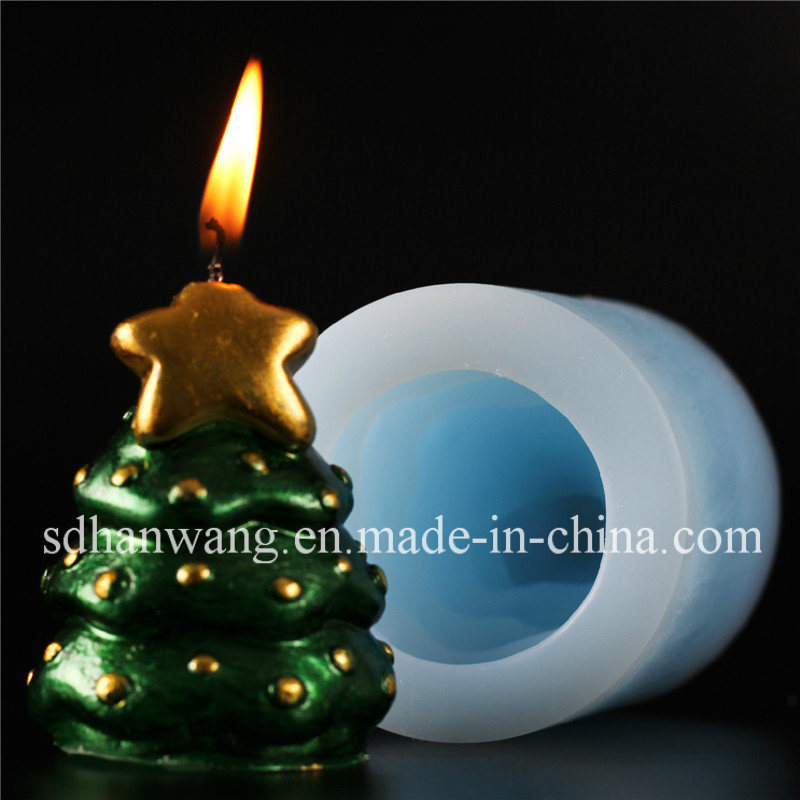 R0379 Christmas Tree Silicone Candle Mould