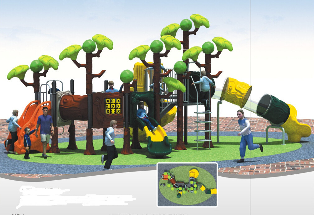 2015 Hot Selling Outdoor Playground Slide with GS and TUV Certificate QQ14017-1
