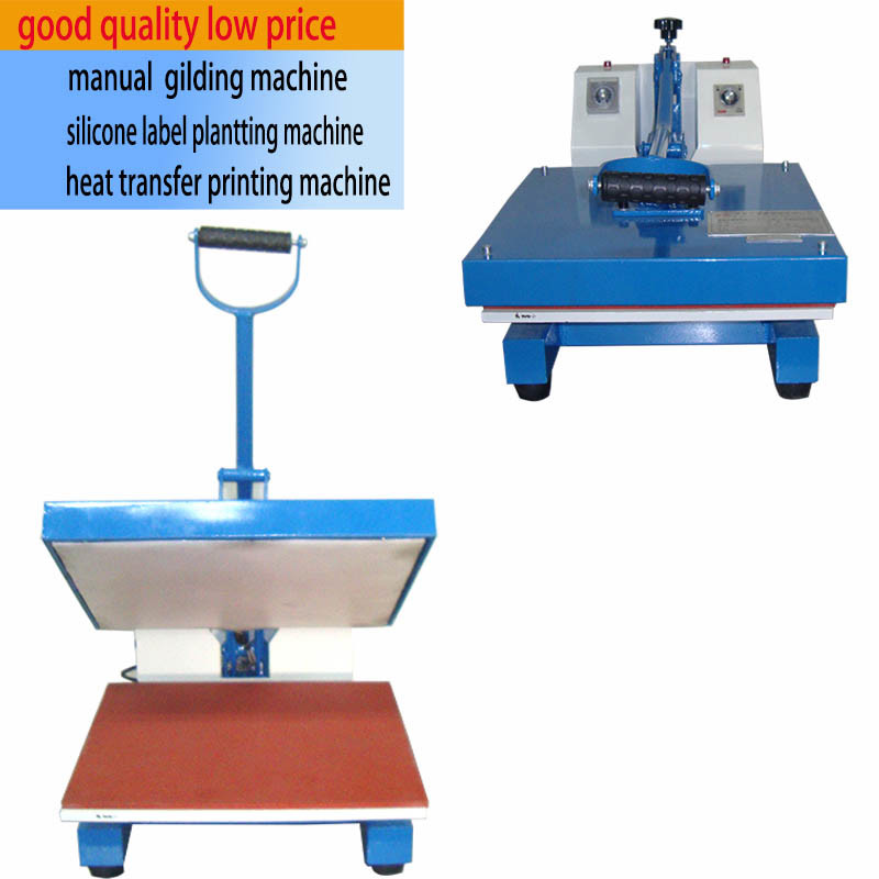 Manaual Gilding Silicone Label Making Heat Transfer Printing Machine
