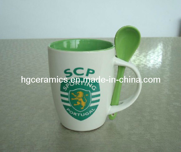Promotional Spoon Mug, Decal Printed Spoon Mug