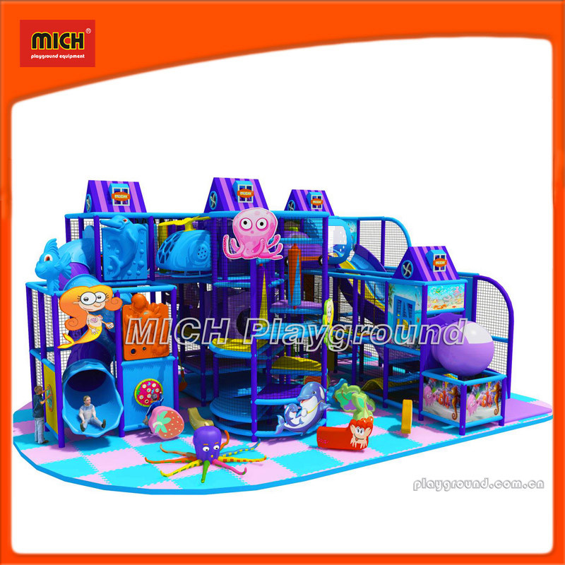 Plastic Children Indoor Playground Big Slides for Sale