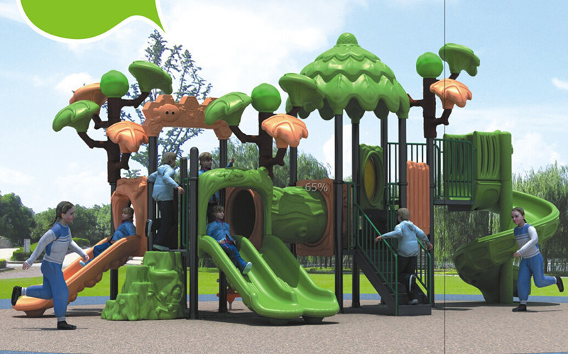 2015 Hot Selling Outdoor Playground Slide with GS and TUV Certificate (QQ14013-1