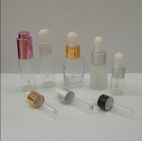 Clear Bottle Essential Oil Glass Bottle with Dropper and Cap