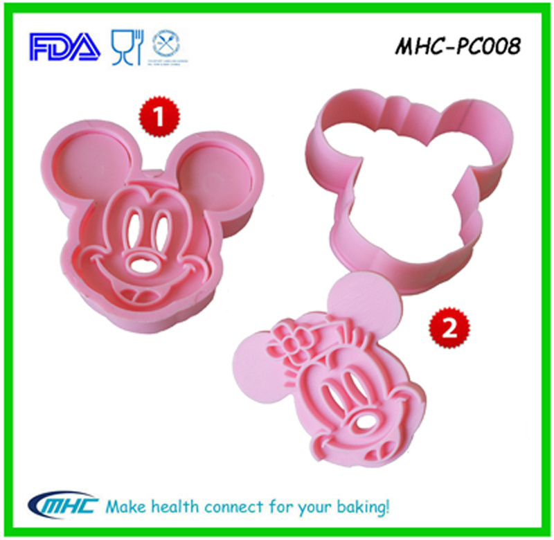 Cartoon Theme Cake Decorating Plunger Cutter for Fondant
