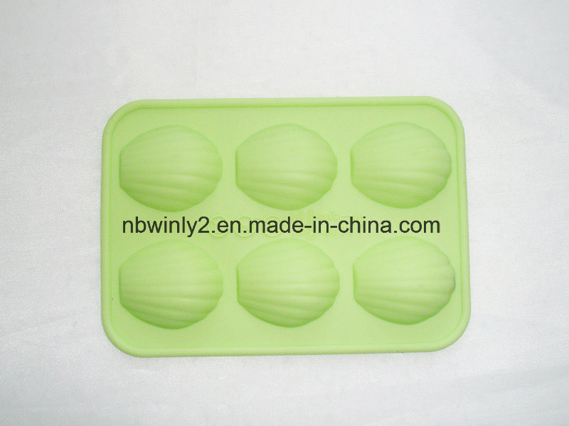 6 Holes with Shell Cake Mold (WLS3022)
