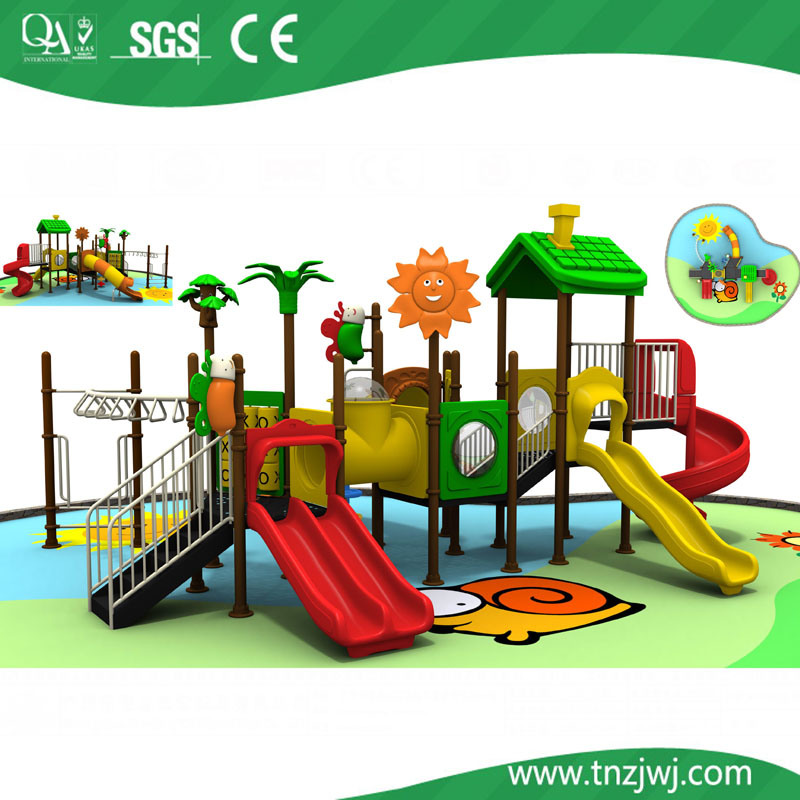 Hot Selling Kids Residential Plastic Outdoor Playground Equipment