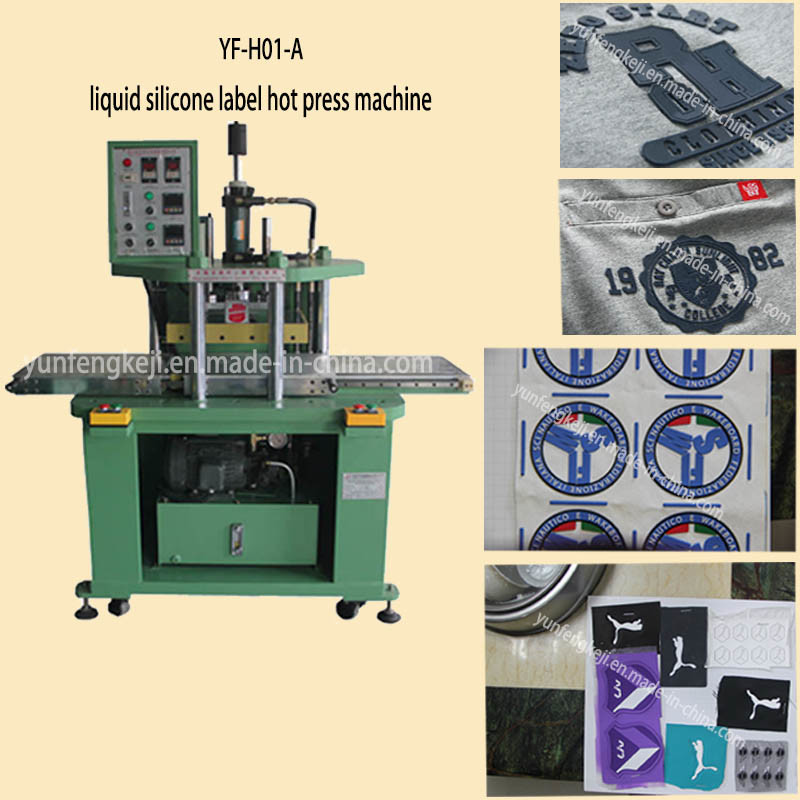 Silicone Logo Label Tag Making Machine for Garment Clothes