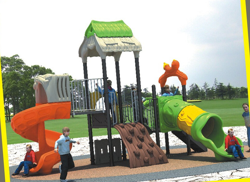 2015 Hot Selling Outdoor Playground Slide with GS and TUV Certificate (QQ14006-1
