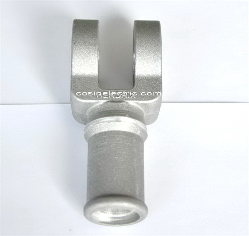70kn Aluminum Clevis Tongue for Polymer Insulator Fitting