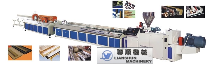 CE/SGS/ISO9001 PVC Profile and Wood-Plastic Extrusion Line