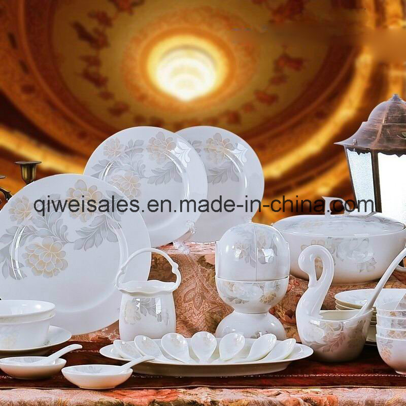 Jingdezhen Porcelain Tableware Dinnerware Kettle Set (QW-833)