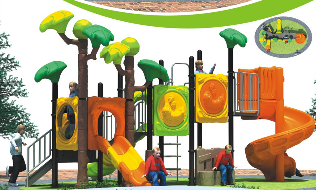 2015 Hot Selling Outdoor Playground Slide with GS and TUV Certificate QQ14020-2
