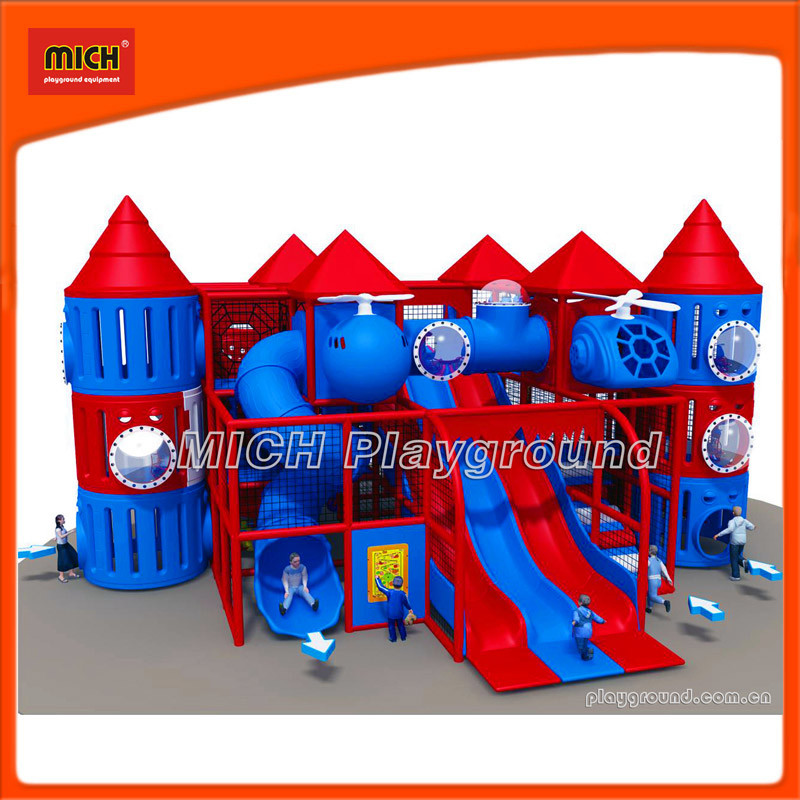 Indoor Plastic Naughty Castle Playground Equipment