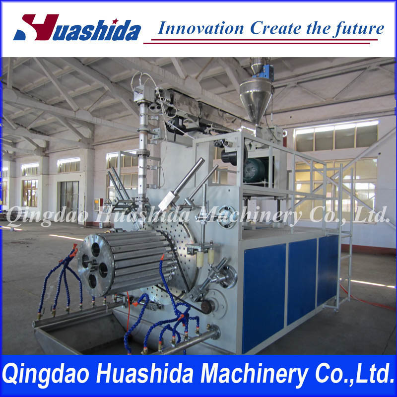 Hollow Wall Coil Pipe Making Machine Spiral Corrugated Pipe Extrusion Line