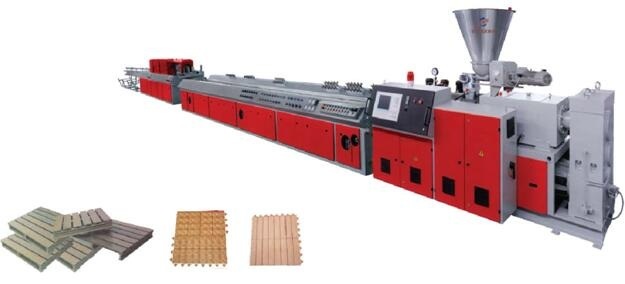 Wood-Plastic Profile Extrusion Line (widely use)