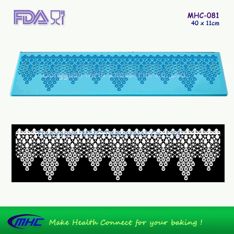 FDA Magic Decor Silicone Sugar Lace Mat Cake Decorating Mold
