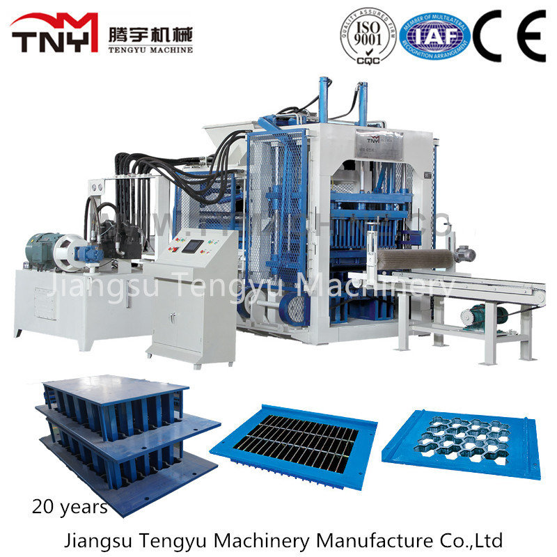 with PLC System Qt10-15 Full Automatic Cement Brick Making Machine/Fly Ash Brick Making Machine