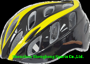 Adult Helmet CE Helmet Riding Helmet in-Mold Helmet Bt-100 Black/Yellow