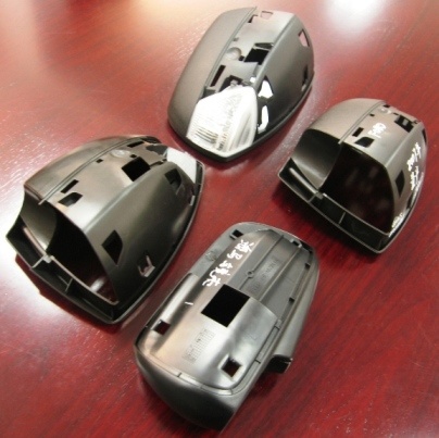 Gas-Assisted Molds Of Side Mirror