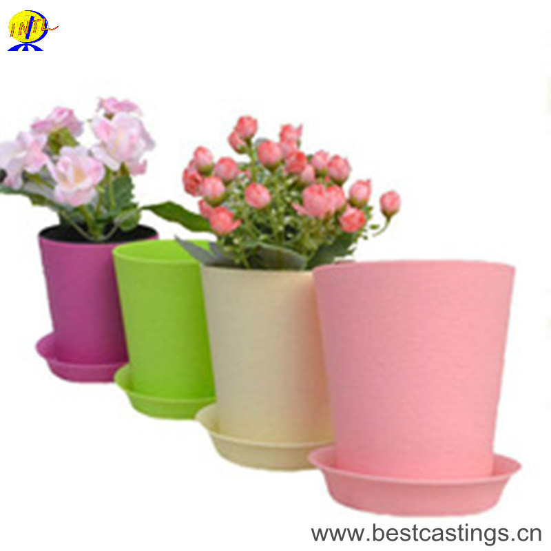 OEM Custom Plastic Flower Planter for Garden and Home Decoration