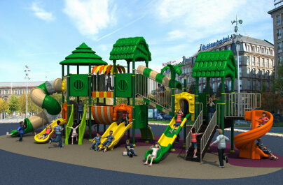 Wood Series Outdoor Playground HD15A-021A