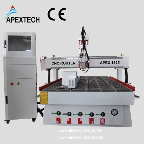 Water Cooled CNC Spindle Motor Used Machines for Sale 1325 Vacuum Bed CNC Router