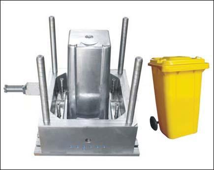 Plastic Injection Commodity Trash Can Mould
