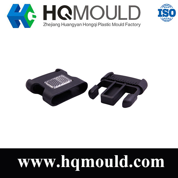 Plastic Side Release Buckle with Reflective Injection Mould