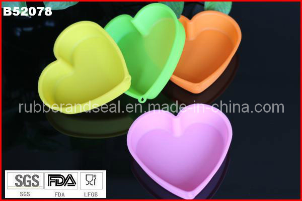 Heart Shaped Food Grade Silicone Moulds (B52078)