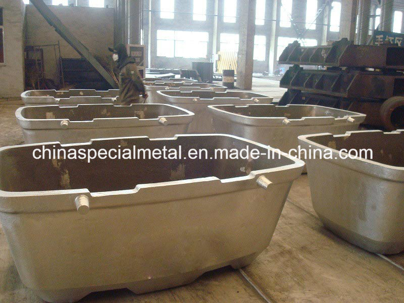 Cast Steel, Iron Skim Pot for Aluminum Ingots