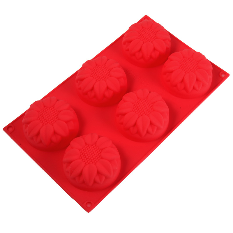 Sunflower Silicone Rubber Mold for Cake, Soap and Chocolate., etc (MIC-080)