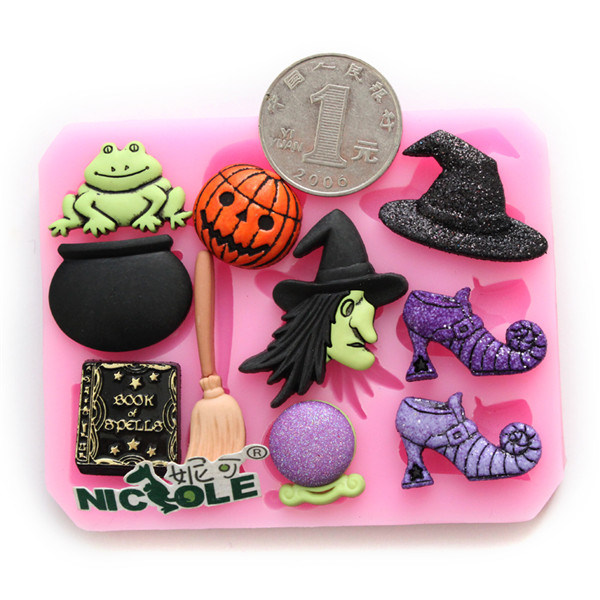 F0603 Fondant Cake Silicone Molds for Halloween