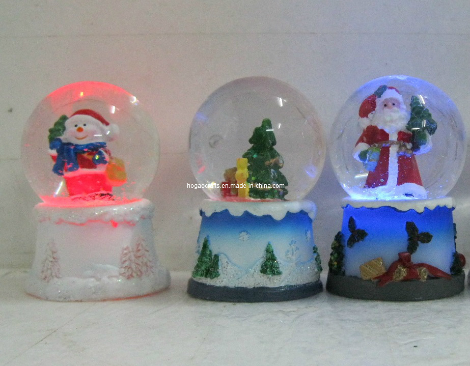 LED Light Christmas Glass Music Lamp Snow Globe