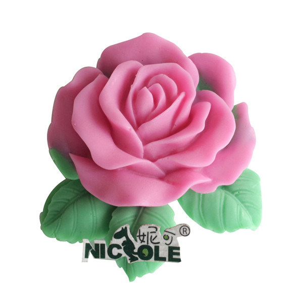R1421 Rose 3D Flower Decoration Silicone Mold for Soap Chocolate Cake