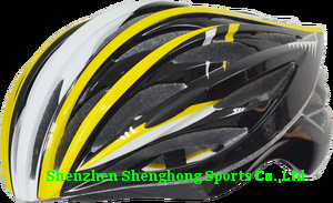 Adult Helmet CE Helmet Riding Helmet in-Mold Helmet D-900 Black/Yellow