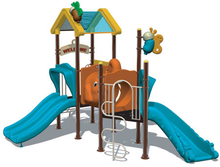 Guangzhou Small and Funny Outdoor Slide for Sale (TY-9022B)