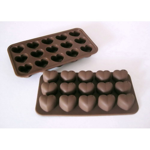 15 Drops Silicone Heart Chocolate Mould (AI-K122)