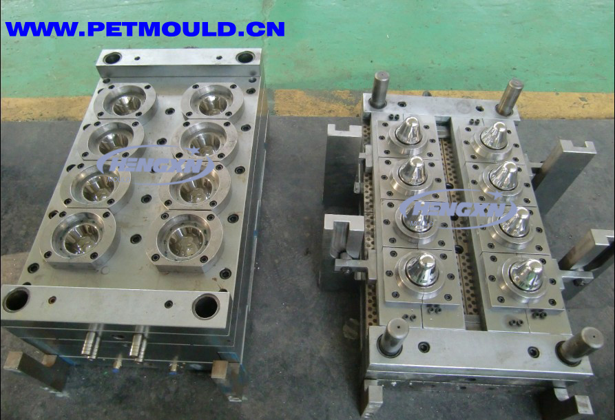 8 Cavities Jar Preform Mould With Hot Runner