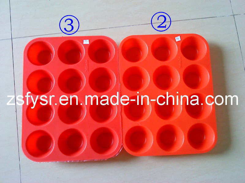 Eco-Friendly Silicone Rubber Cake Mould (FY-546)
