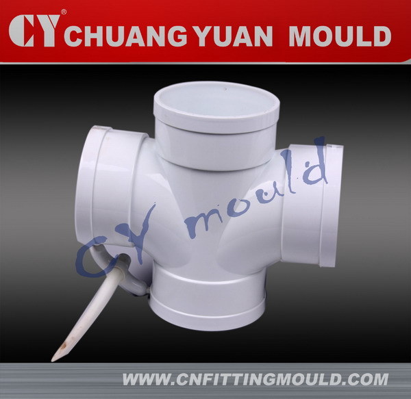 Plastic PVC Cross Pipe Fitting Mould