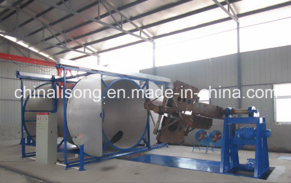 with Oven Rotomolding Machine for Making Traffic Barriers