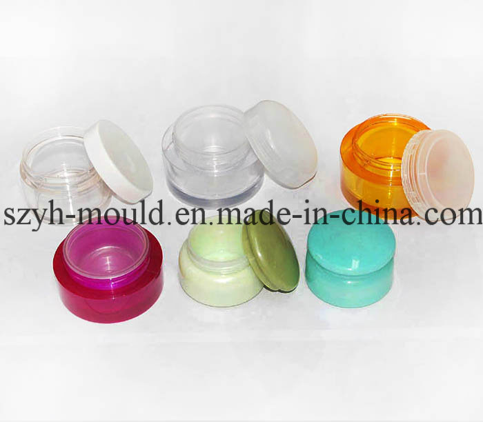 Plastic Cosmetic Container Jar Mould