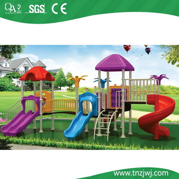 Simple Garden Children Slide Round Roof Playground