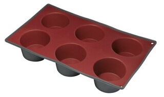 Two Color Silicone 6 Cup Deepshallow Muffin Pan & Cake Mould &Bakeware FDA/LFGB (SY1903)