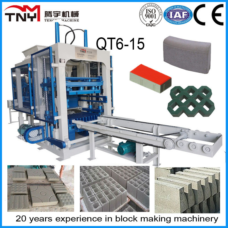 Automatic Block Making Machine Qt6-15, Qt8-15, Qt12-15 Block Making Machine